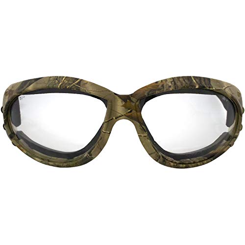 Image of Global Vision Eliminator Dirt Bike Padded Motorcycle Riding Goggles for Men and Women (Black Frame /Smoke Lens)