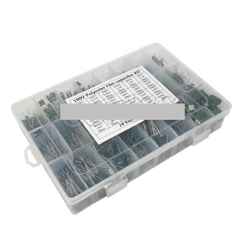 Condensateurs à film polyester 100 V pour réparer vos cartes audio et alimentations