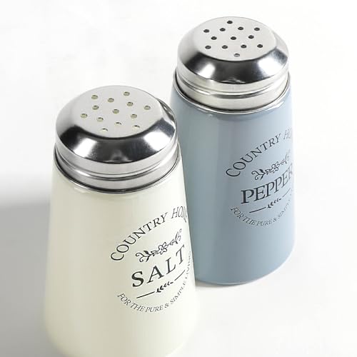 Salz- und Pfefferstreuer aus Glas im Landhausstil – 2er Set