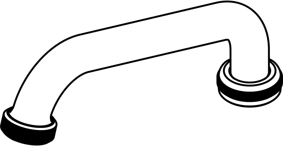 Central Brass SU-2924-H-01 Swivel Tube Spout