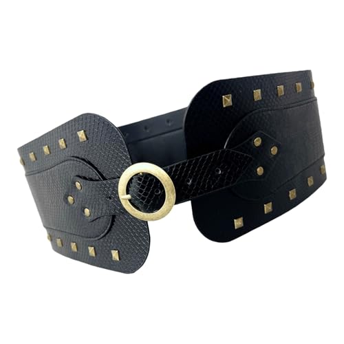 Ceinture à rivets pour ajuster un vêtement ample en style punk