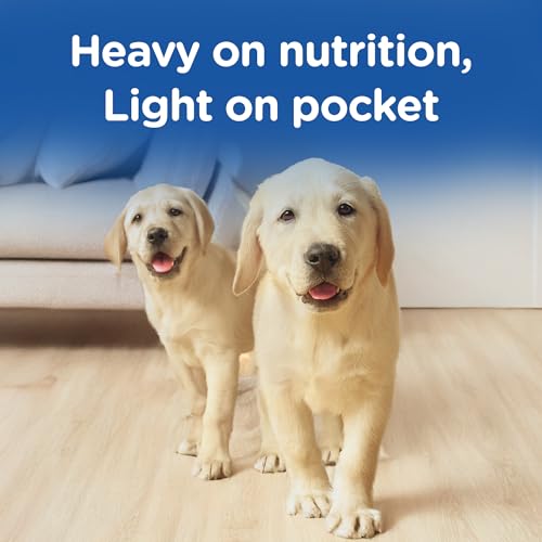 Image of Chappi Puppy Dry Dog Food, Chicken & Milk, 2.8 kg, Complete and Balanced Food for Puppies (Pack of 2)