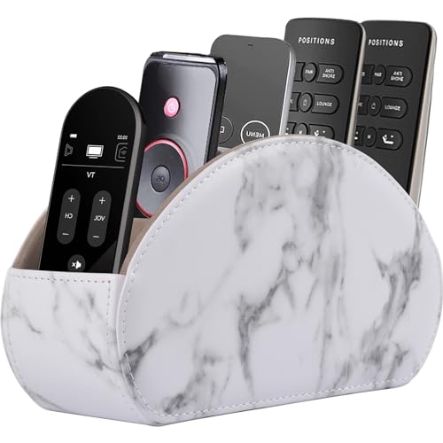 DOITOOL - Supporto per telecomando per TV, con 4 scomparti, in plastica