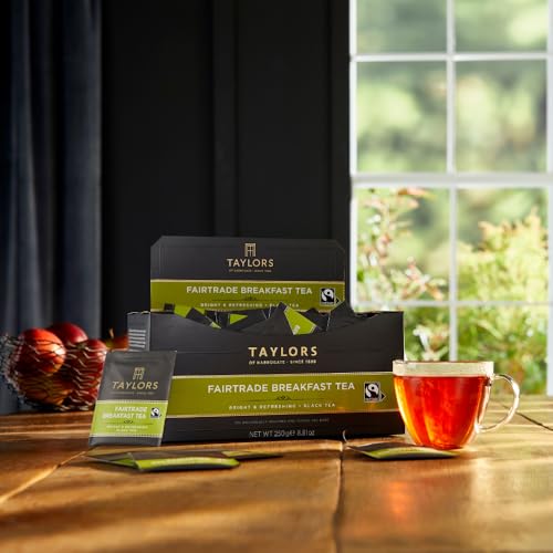 Image of Taylors of Harrogate Fairtrade Breakfast Tea Bags, 100ct (Pack of 1)