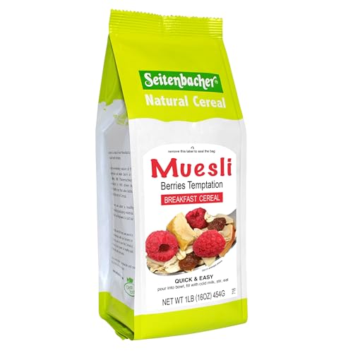 Seitenbacher Muesli #2 Berries Temptation, 16 Ounce (6-Pack)