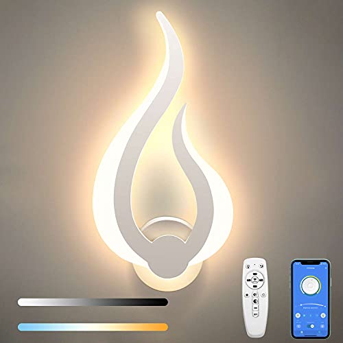 Lightess Smart LED Wandleuchte Dimmbar mit Fernbedienung 2.4G Dimmbare Wandlampe Innen 2700K-6500K Wandlicht Up Down Beleuchtung für Kinderzimmer Wohnzimmer Schlafzimmer Flur Treppenhaus usw Cover