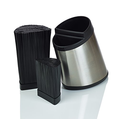 Kapoosh Rondelle Knife Block, Stainless Steel #TOP2