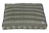 Molly Mutt Sheepy Wool Crate Pad, 100% Cotton Canvas Cover with Soft, Supportive, & Temperature-Regulating 100% Natural Wool-Filled Insert Dog Bed, Crate Mat, Forever Young, 42" x 28" x 2.5"