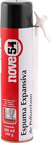 Mousse de polyuréthane expansive, 500 ml / 340 G, Nove54 Nine 54