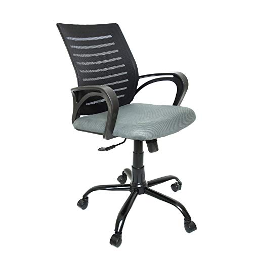Image of CELLBELL C104 Medium-Back Mesh Office /Study Chair [Grey]
