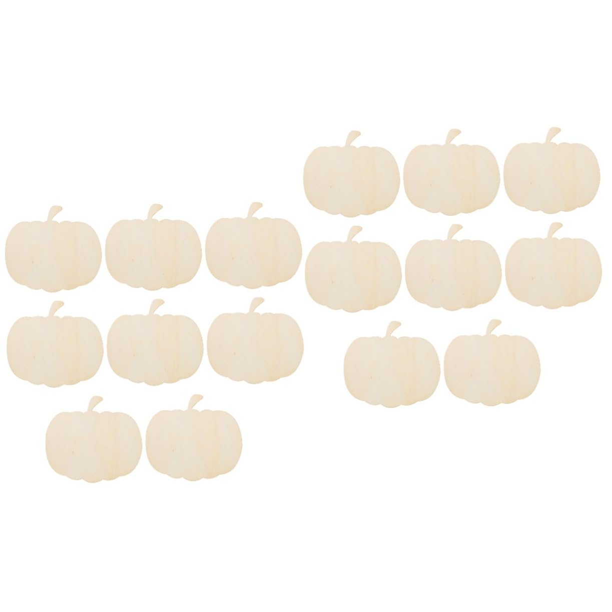 SEWACC 16piezas Adornos De Madera Sin Terminar Forma De Para y Para Manualidades y Actividades Infantiles