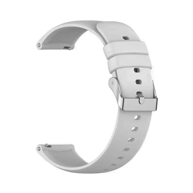 AONES 22mm Silicone Belt Classic Watch Strap Compatible with Reebok Activefit 1.0 Smartwatch Band