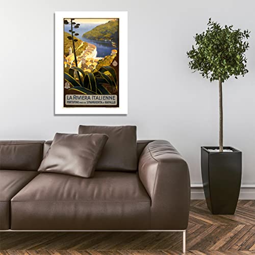 Affiche Riviera Italienne décoration murale Italie cadre moyen mat - 5
