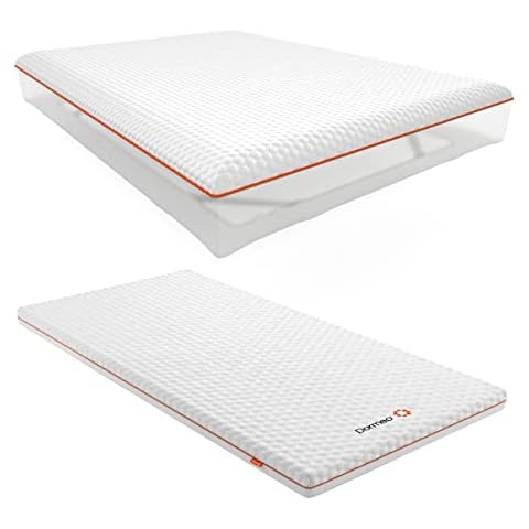 Dormeo Queen Size Mattress Topper and Premium Waterproof Mattress Protector Bundle Cover
