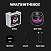 Edifier G200 Magnetic Bluetooth Speaker for iPhone, Android & Anything Metal - Multifunctional Small Portable 2 in 1 Cell Phone Stand with RGB & Strong Magnet - Gift Ideas