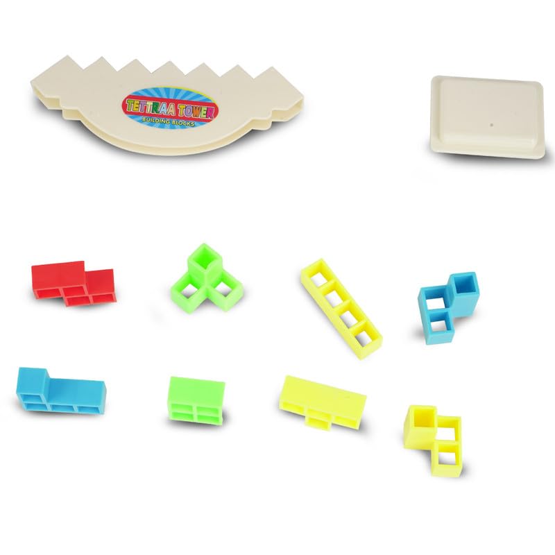 Asian Portable Plastic Keep Balance Tetra Tower for Kids Pack of 1 (Multicolor) - Image 7 thumbnail