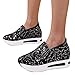 Damen Slip-on Sneaker Bestickte Freizeitschuhe Spitze Atmungsaktive Blumenmuster Mesh Hohle Sportschuhe Plateau mit Keilabsatz Outdoorschuhe