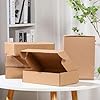 Qilery 100-Pack Pink Corrugated Cardboard Shipping Boxes, 12x9x3 Inches, For Mailing & Gifts