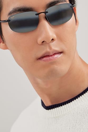 Maui Jim 407N-02 Men'S And Women'S Hookipa Polarized Universal Fit Rimless Sunglasses thumb #2