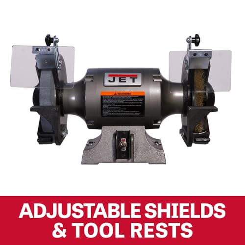 JET 8-Inch 1HP Bench Grinder