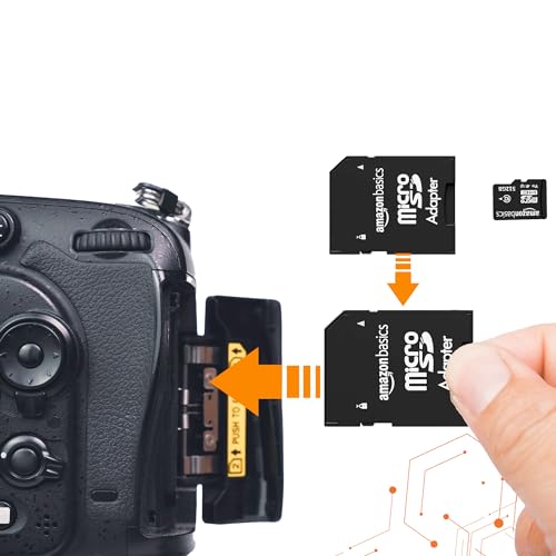 Image of Amazon Basics 512 GB Micro SDXC Memory Card | 180 MB /s Read | Memory Card for 4K Video on Smartphones, Action Cams and Drones