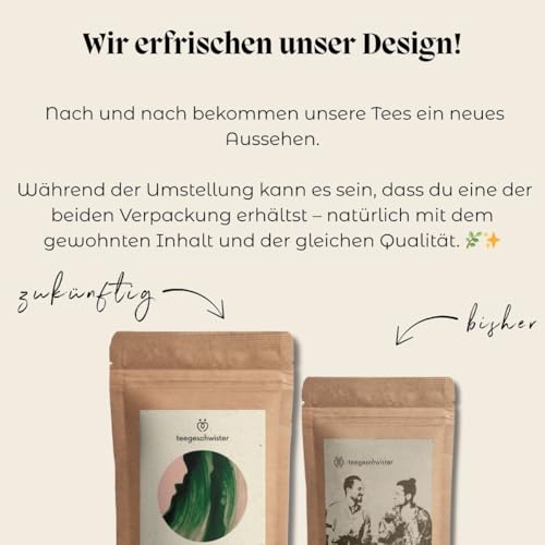 teegeschwister® | BIO Pai Mu Tan | edler Weißer Tee China aus der Provinz Yunnan | handgepflückte ganze Blätter | Bio Tee lose ohne Aromastoffe | 80g