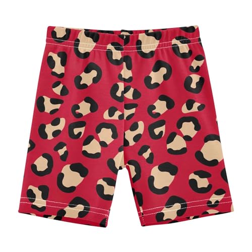 Shorts Under Dress Cartoon Cotton Girls Biker Shorts Toddler 4t Kids Clothes Leopard Animal Print