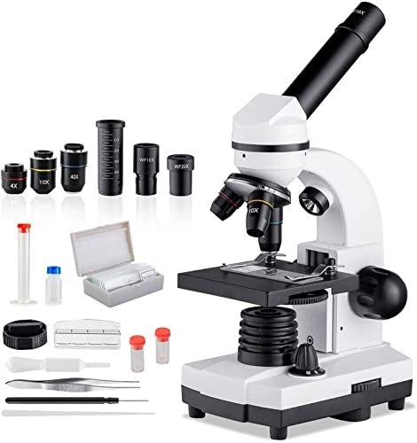 Microscope biologique enfants 1600x idéal pour explorer la nature en famille