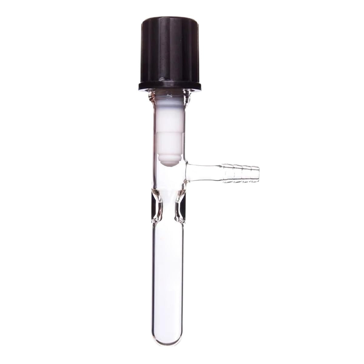 Adapter do regulacji przepływu próżniowego, F58 Butelka ze szkła borokrzemowego do przechowywania o grubych ściankach Zawór wysokiego podciśnienia PTFE Wyposażenie laboratoryjne 5–350 ml