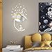 Bloepum LED Wall Lamp Astronaut Children Wall Lamp with Projector Stars Indoor Lighting for Study Living Room Bedroom