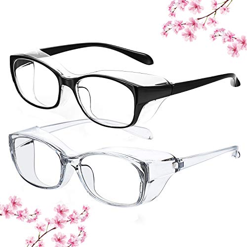 Okdeals AMKD15D58-SETA 2Pack Anti Fog Safety Goggles Glasses cover