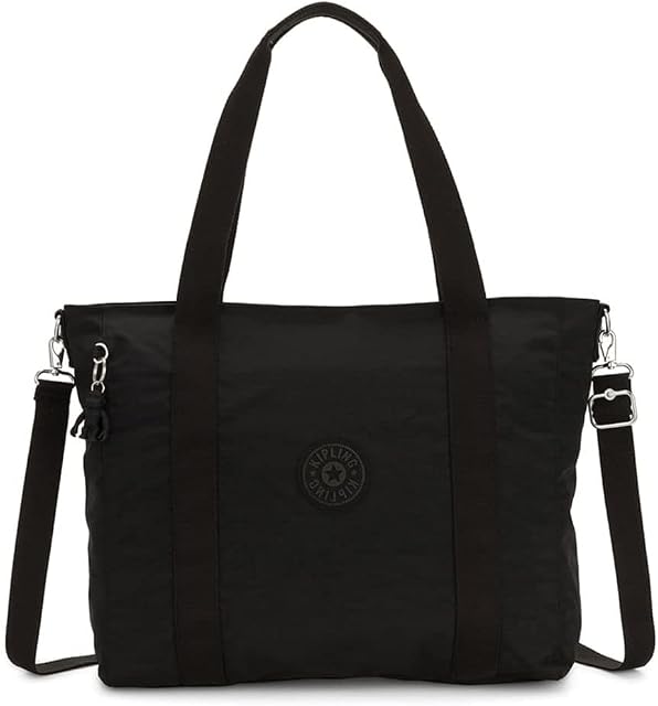 Kipling ASSENI, Large Tote Bag, 49 cm, 20 L, 0.40 kg, Black Noir