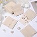 40 Pcs Jewelry Pouches Microfiber, Mini Jewelry Bags 8 X 8 cm Bracelet Packaging Gift Pouches Luxury Small Gift Bag and Divider for Earrings, Necklace, Ring Bracelet Necklace Packaging