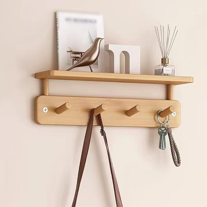 Patère murale en bois original de qualité supérieure pour chambre