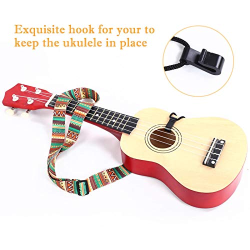 Sangle réglable pour ukulélé, sangle universelle en nylon pour ukulélé avec mini-guitare à crochet, facile à utiliser et convient à la plupart des tailles de ukulélé standard - Les Beatles, Paul McCartney, John Lennon, RIngo Starr, George Harrison Sangle réglable pour ukulélé, sangle universelle en nylon pour ukulélé avec mini-guitare à crochet, facile à utiliser et convient à la plupart des tailles de ukulélé standard – Image 3