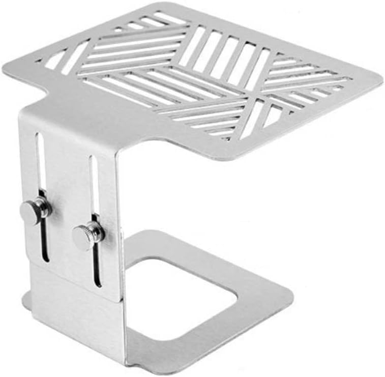 Stainless Steel Coffee Weighing Rack and Scale Holder, Adjustable Height Mount for Espresso Machines and Coffee Makers(Silver)