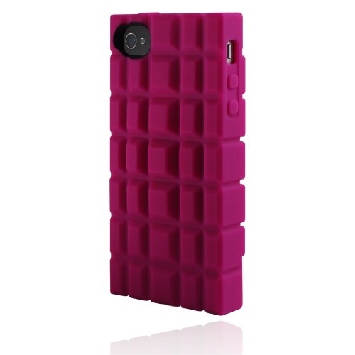 Incipio BOMBPROOF etui silicone rose compatible iPhone 4 robuste - 2