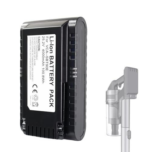 WRUMI Replacement Battery for Samsung Jet60: for Samsung Jet60 Jet65 Jet70 Jet75 Jet75+ Jet90 Series Cordless Stick Vacuum Cleaner VCA-SBTA60 VCA-SBT90 VCA-SBT90EB Lithium-Ion Battery