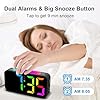 Topski Loud Alarm Clocks for Bedrooms Heavy Sleepers, Plug-in Digital Bedside Clock with Night Light, Large Display, Dual Alarm, Snooze, Dimmable for Kids Teens Boys Girls #5