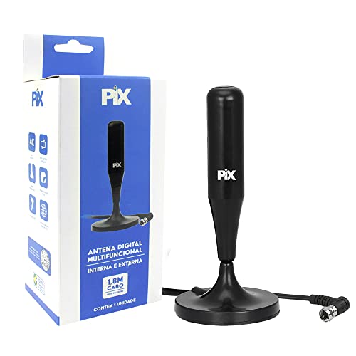 PIX ANTENA INTERNA HDTV 1.8M BASE C/IMA, PIX, SC-T606A