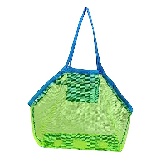 Kisangel Oversized Beach Bag for Boys and Girls Toys Mesh Tote Large Capacity Oxford Mesh Portable Outdoor Toy Organizer