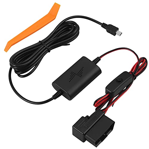 Dash Cam Hardwire Kit,eSynic OBD Dash Cam Hard Wire Kit Universal HardWire Fuse Box Car Recorder with USB Micro Male to USB Mini Female Adapter for Dash Cam, GPS Navigator, Sat Nav etc