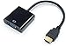 YIIFELL HDMI auf VGA, 1080P HDMI zu VGA Adapter (Stecker auf Buchse) für Computer, Desktop, Laptop, PC, Monitor, Projektor, HDTV, Chromebook, Xbox und mehr
