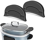 for Ninja Crockpot Slow Cooker Silicone Pot Handle Cover, for Ninja Foodi Possiblecooker Pro Silicone Handle Cover, Sleeve, Holder, Glove,Grip,Kitchen Accessories,Heat-Resistant,No More Hand Burns