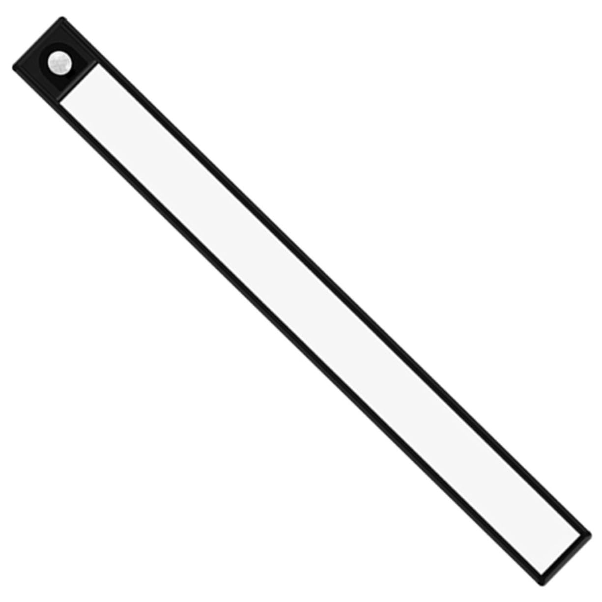 OUNONA Lampe LED Détecteur de Mouvement Intelligente, Rechargeable 800mah, Alliage D'aluminium Noir, Facile à Utiliser pour Chambre et Fête