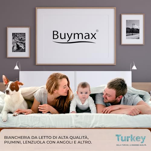 Lenzuolo Con Angoli Stretch Matrimoniale King Size 180X200–200X220 Cm Per Letti Ad Acqua E Boxspring In 98% Cotone Jersey – Colore Bianco, Per Per Materassi Fino A 35 Cm Di Altezza - 8