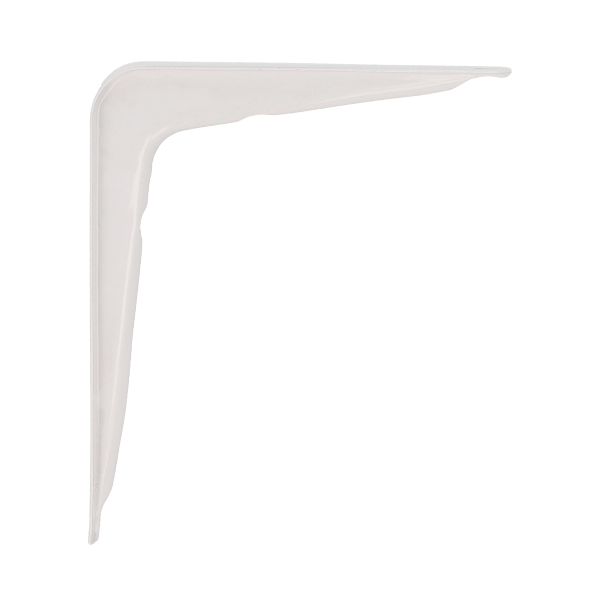Amig White - Wall Shelf Bracket - Steel Angle - 150X125 Mm - Holds Up To 35 Kg - Angle For Shelves - Shelf Support - Easy To Assemble