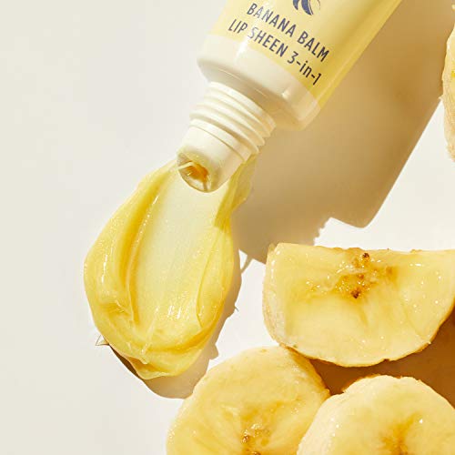 Lanolips Banana Balm Lip Sheen - Creamy, Conditioning Lip Gloss With Banana Fruit, Lanolin + Shimmer Tints - No Color Moisturizer For Lasting Hydration (12.5G / 0.42Oz) #TOP3