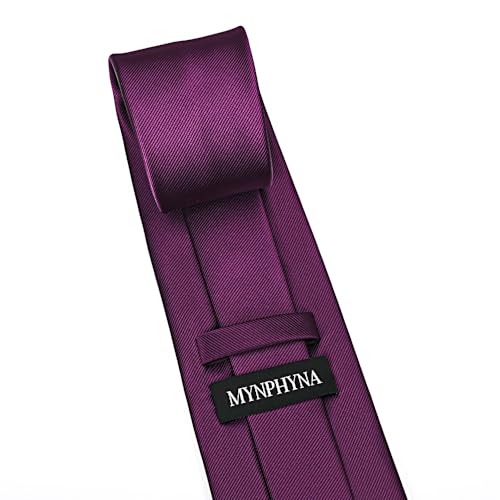 Image of Men's Tie Set with Pocket Square and Cufflinks | 100% microfiber; tie 59 x 3.15 in; square 10 x 10 in; gift box included