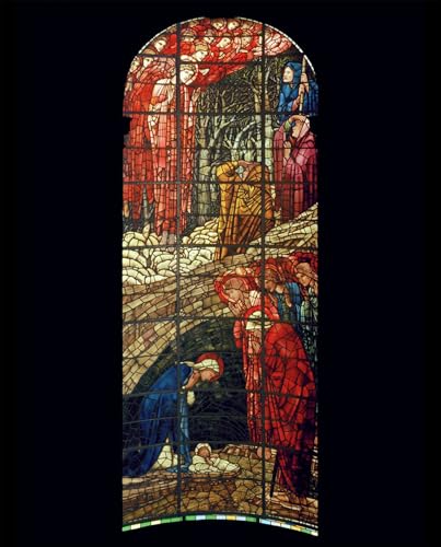 Tableau la fenêtre de la Nativité salon design Burne Jones